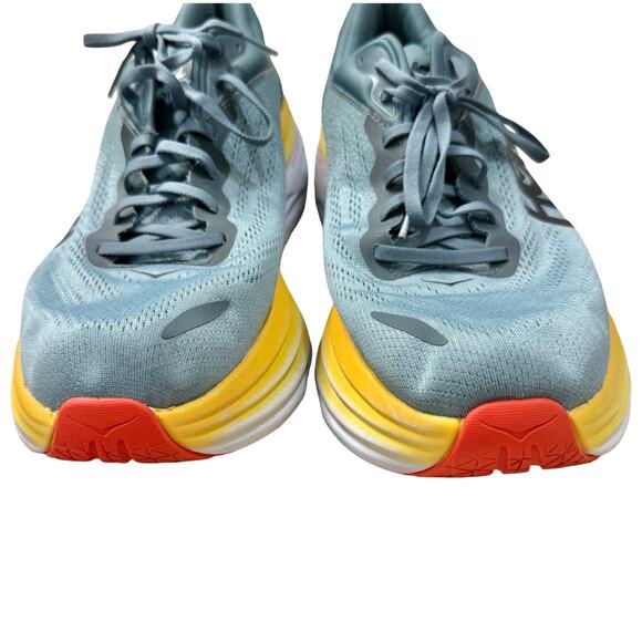 Hoka One One Bondi 8 Goblin Blue Mountain Spring Running Sneaker Men's Size 15D - Picture 10 of 11